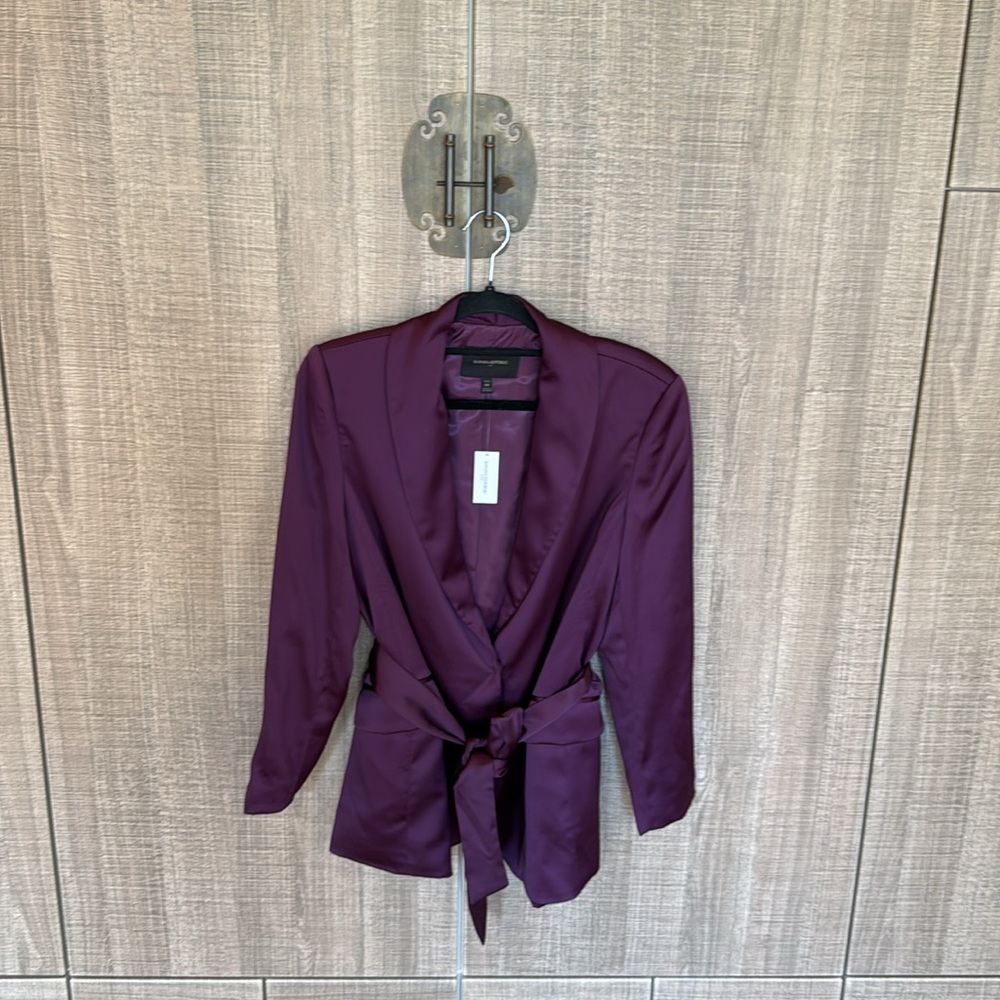 Banana Republic The Satin‎ Tie Waist Blazer